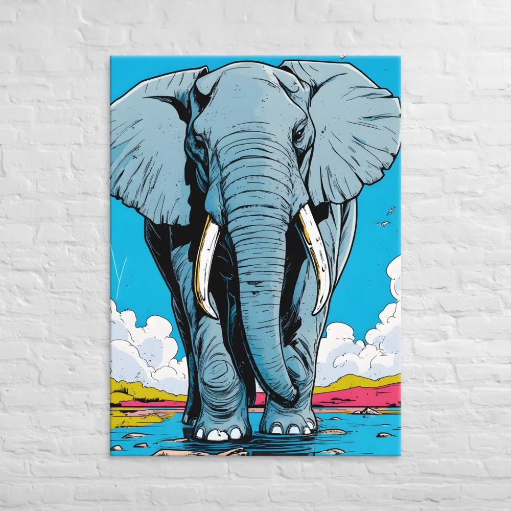 Majestic Presence: The Elephant | Canvas | 40″×55″