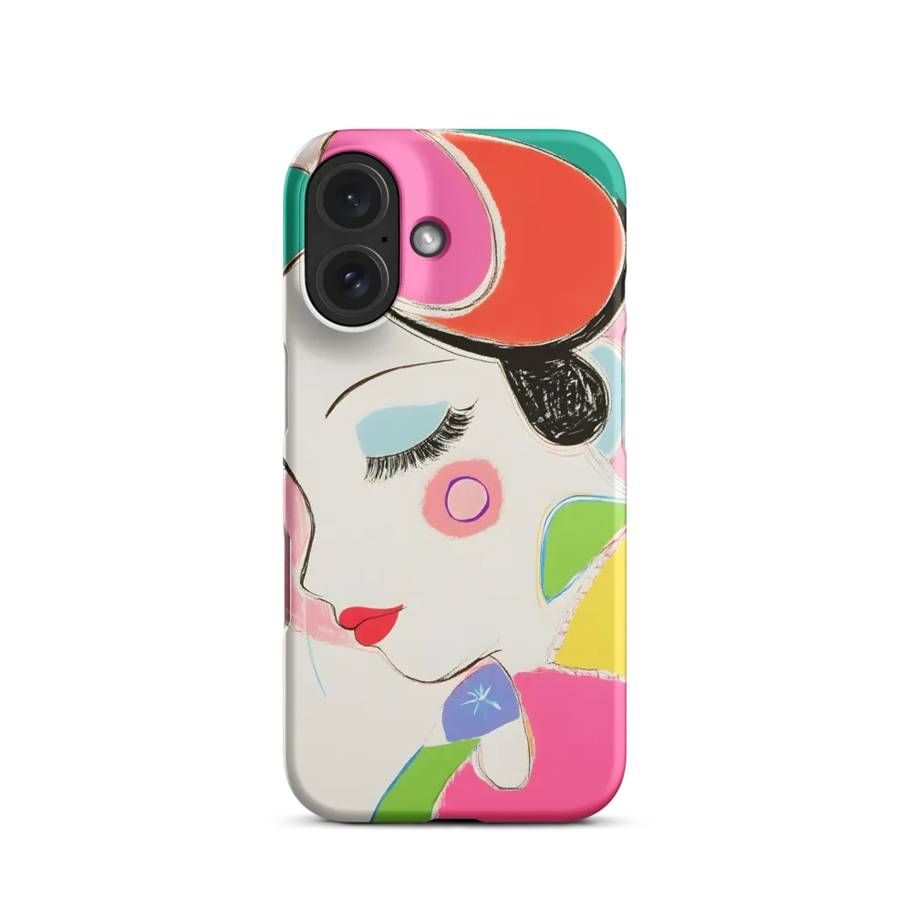 Whimsical Portrait in Colorful Abstraction