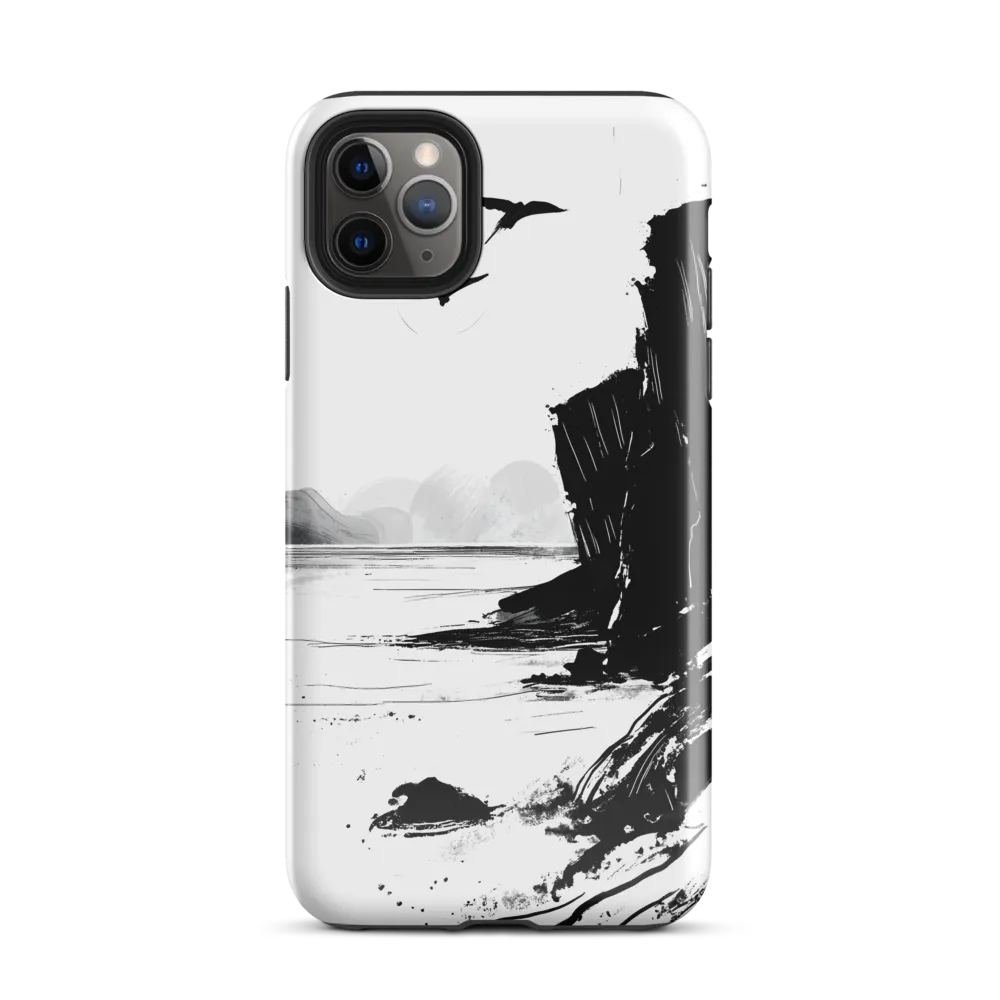 Ethereal Heights: A Minimalist Landscape | Phone Case |  11 Pro Max | Tough Case | Glossy