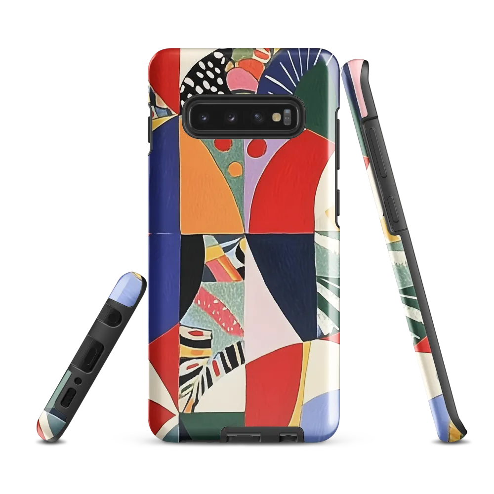 Dynamic Mosaic Symmetry | Phone Case |  S10 Plus | Tough Case | Glossy