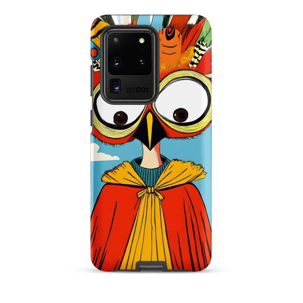 A Whimsical Encounter: The Owl-Human Fusion