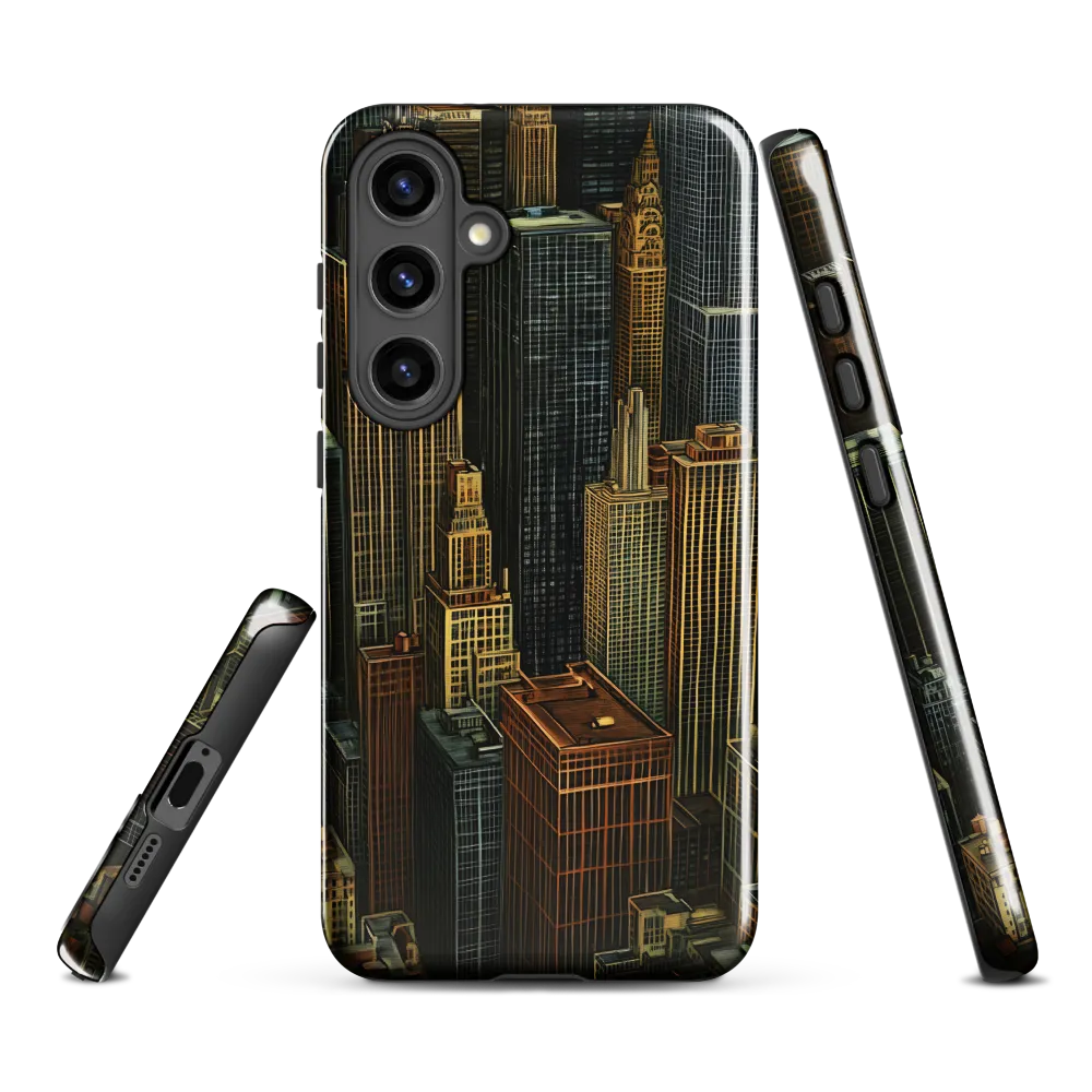 Urban Elegance: A Golden Cityscape
