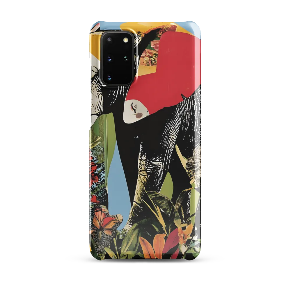 Harmony of Nature: The Elephant's Embrace | Phone Case |  S20 Plus | Snap Case | Glossy