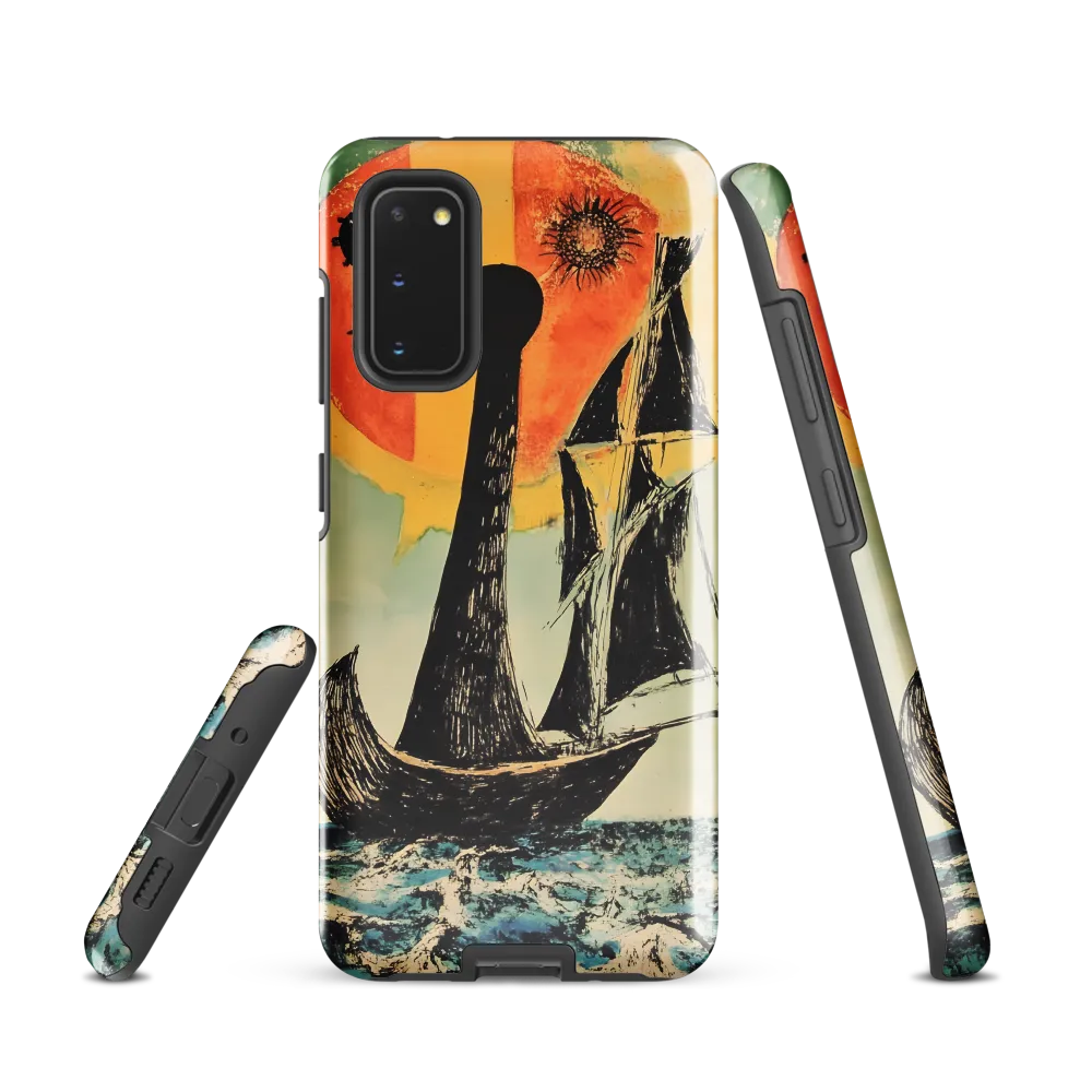 Sailing into the Surreal | Phone Case |  S20 | Tough Case | Glossy