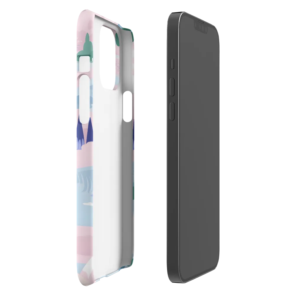 Whimsical Reflections: A Journey Through Landscapes | Phone Case |  13 Pro Max | Snap Case | Matte