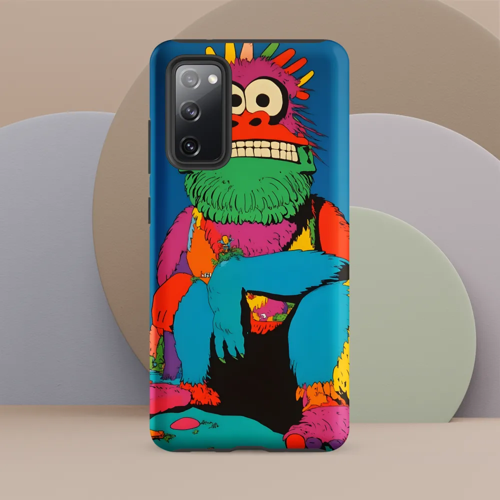Whimsical Giant: A Playful Monster Encounter | Phone Case |  S20 FE | Tough Case | Matte