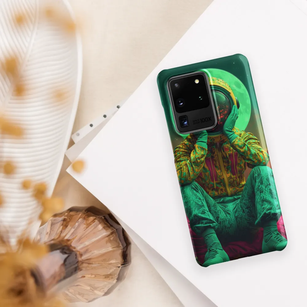 Cosmic Reflection: An Astronaut's Journey | Phone Case |  S20 Ultra | Snap Case | Matte
