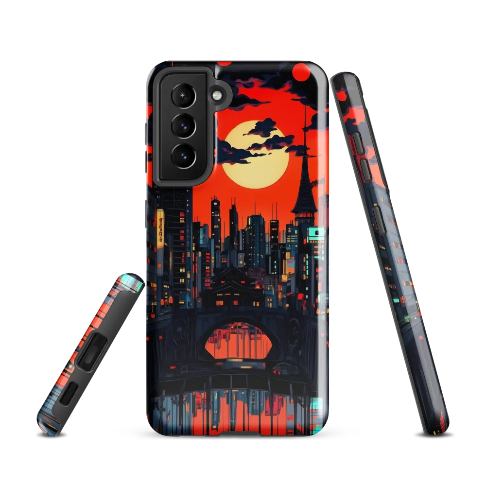 Nightfall in a Neon City