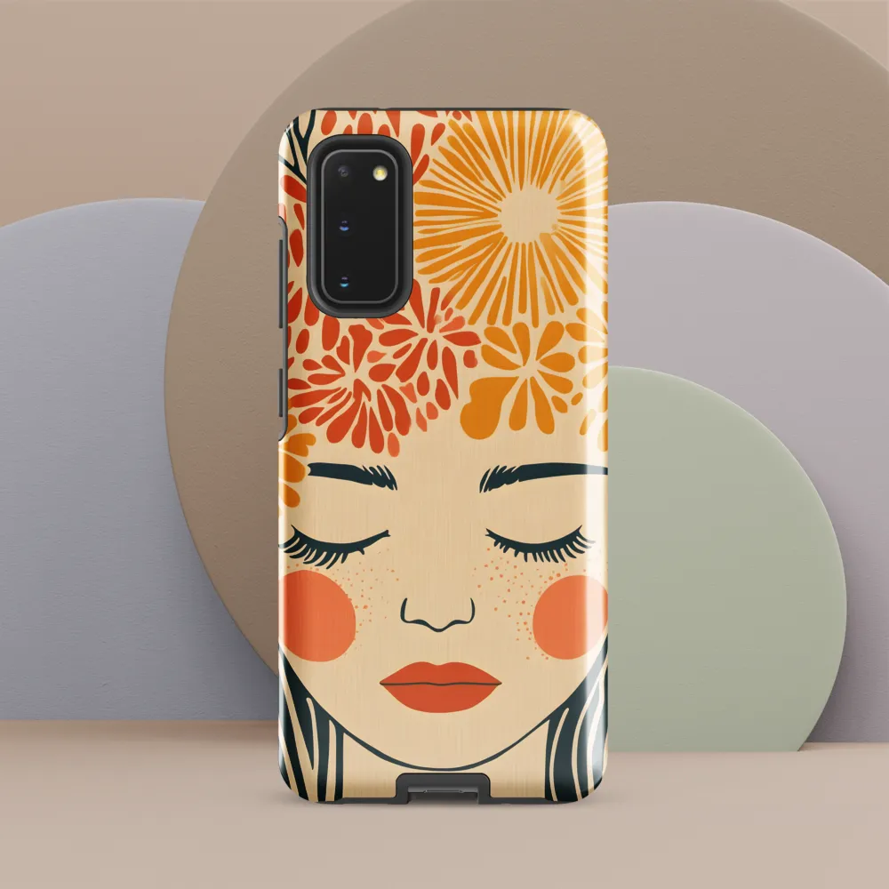 Serenity in Bloom | Phone Case |  S20 | Tough Case | Glossy