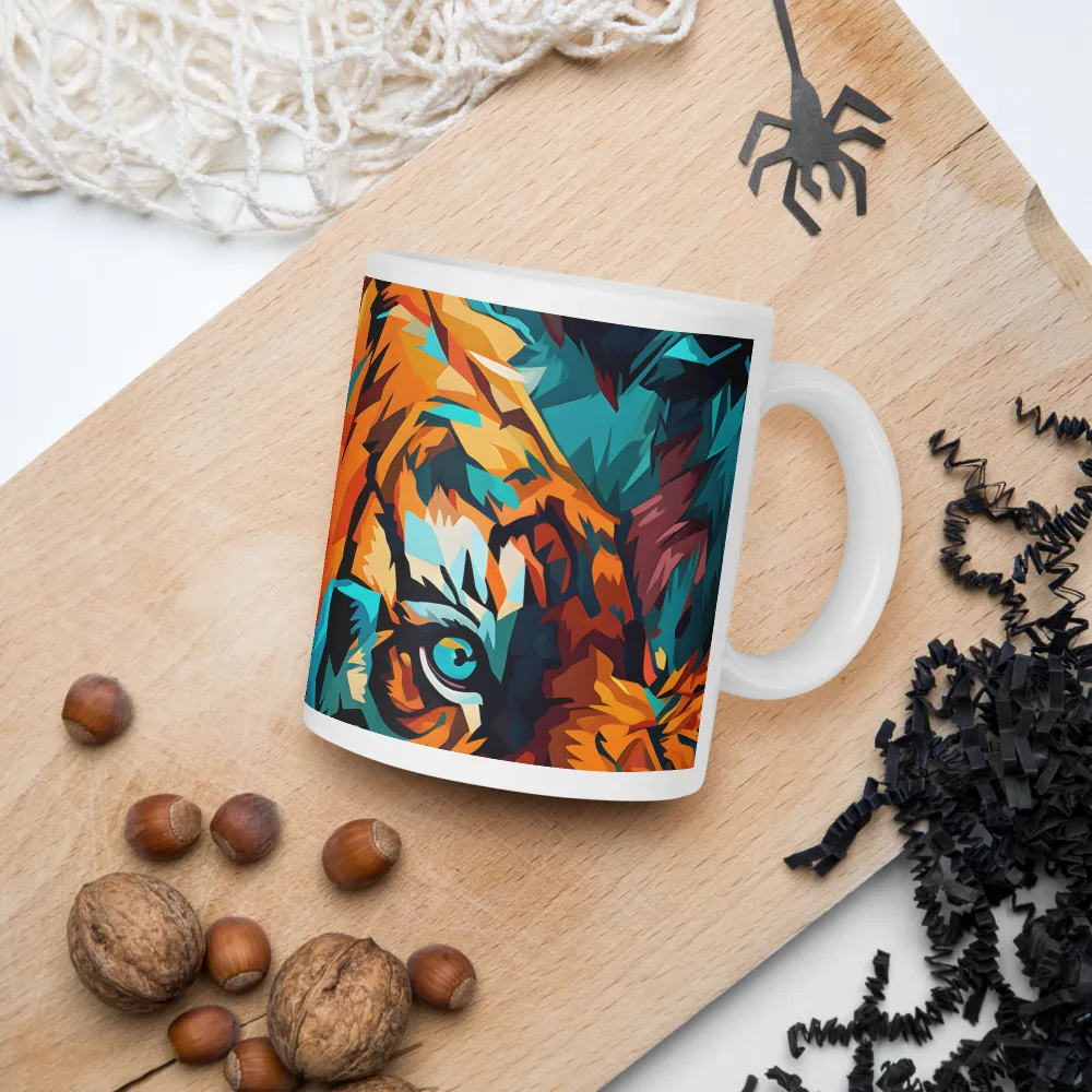 Wild Symphony: Abstract Tigers | Mugs | Multiple Sizes & Colors