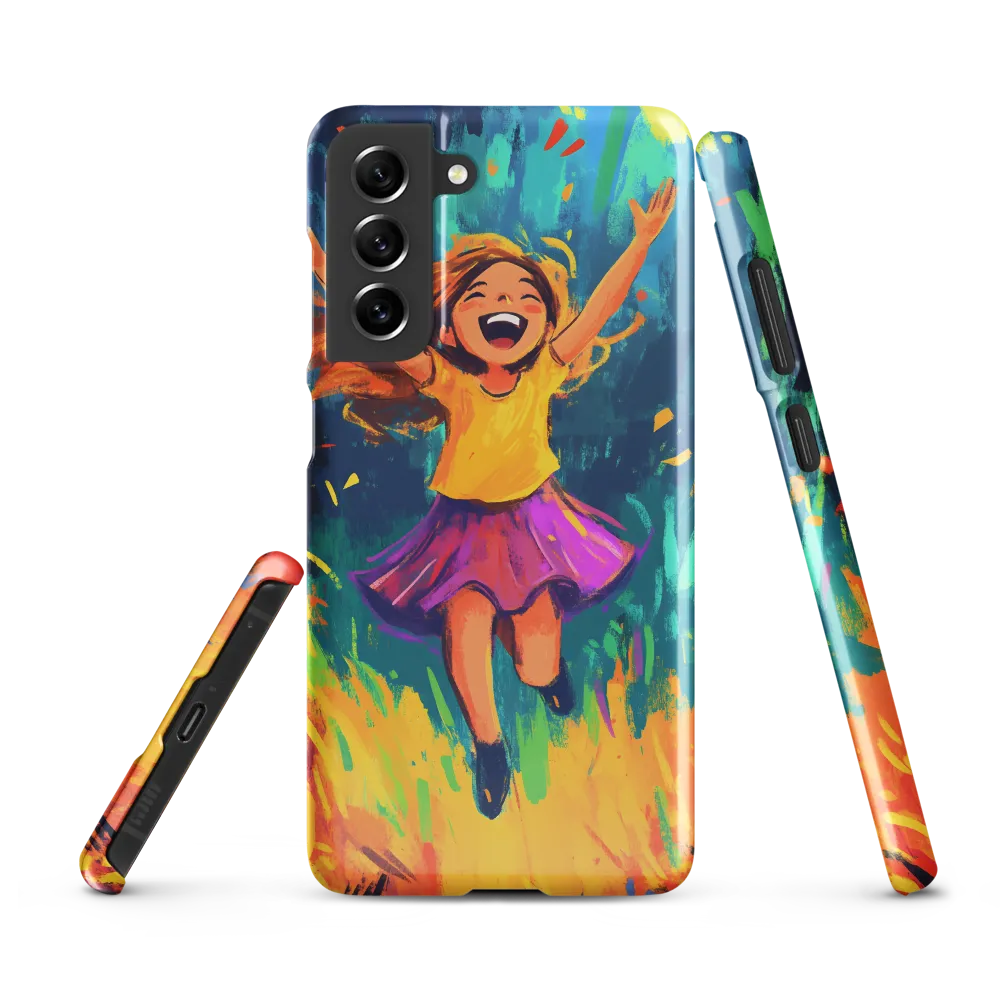 Joyful Escape into Nature | Phone Case |  S21 FE | Snap Case | Glossy
