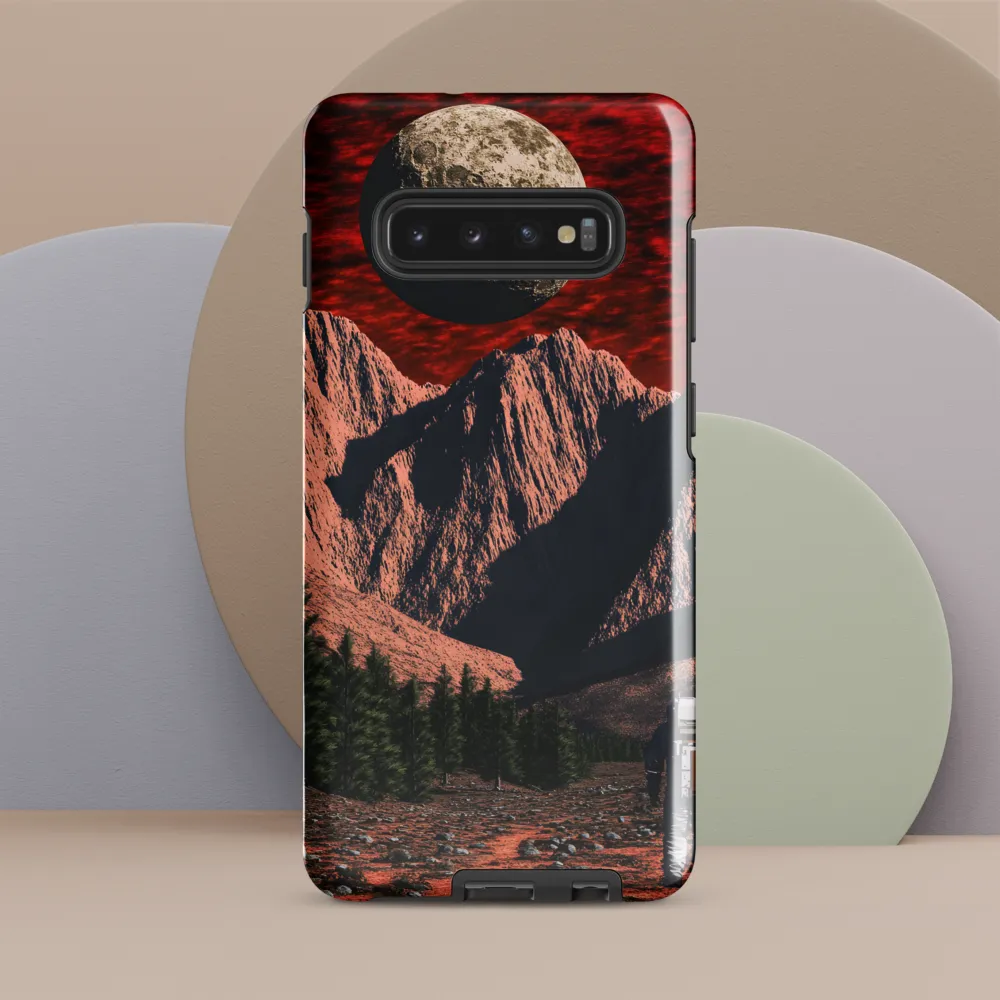 Beyond the Mountains: An Astronaut's Journey | Phone Case |  S10 Plus | Tough Case | Glossy