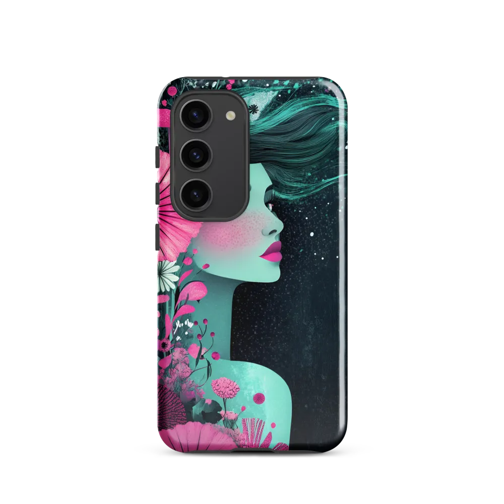 Floral Harmony: Portrait of Serenity