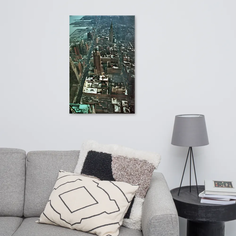 Aerial Symphony of Urban Life | Canvas | 24″×36″