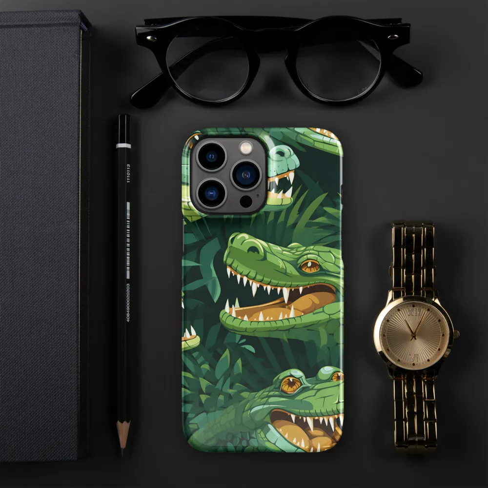 Fierce Crocodilian Medley | Phone Case |  13 Pro Max | Snap Case | Glossy