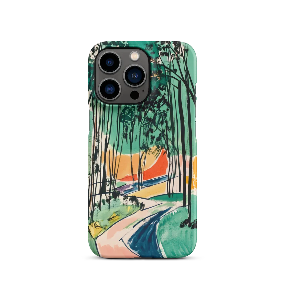 Winding Path Through the Forest | Phone Case |  13 Pro | Snap Case | Matte