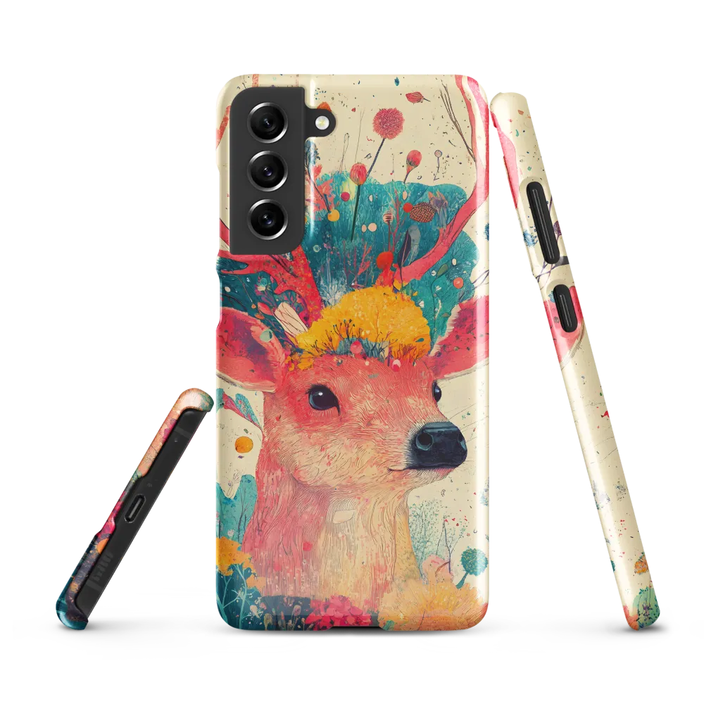 Whimsical Harmony: A Deer in Bloom