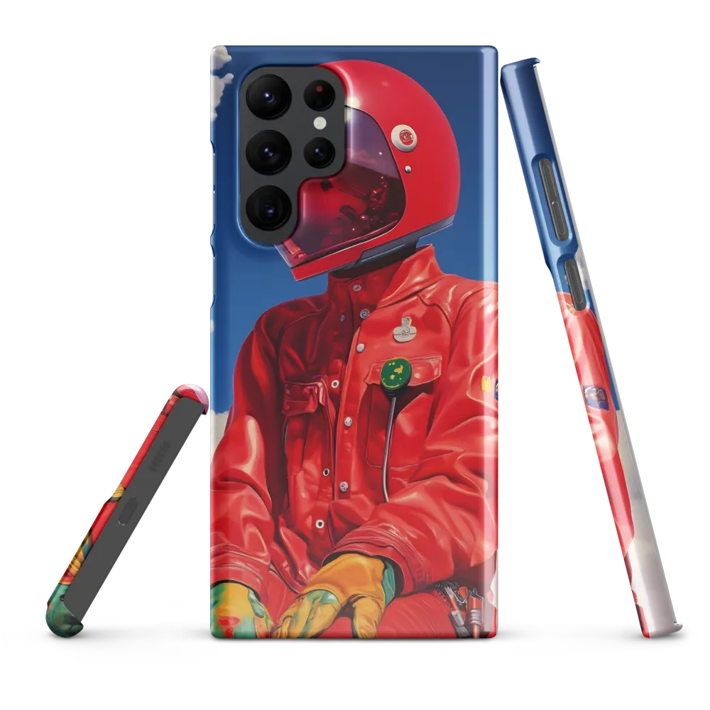 Astronaut in Crimson