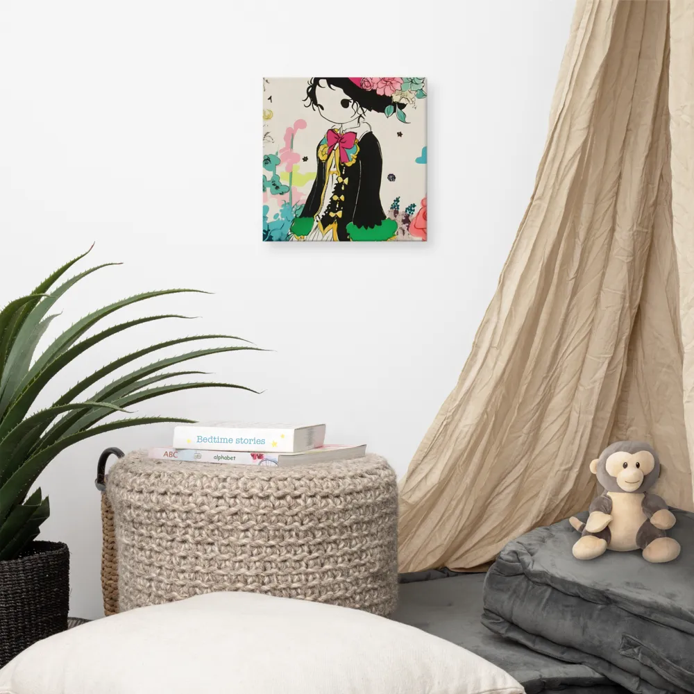 Whimsical Garden Reverie | Canvas | 12″×12″