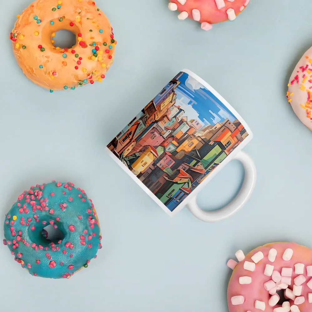 Whimsical Heights: A Vibrant Cityscape | Mugs | Multiple Sizes & Colors