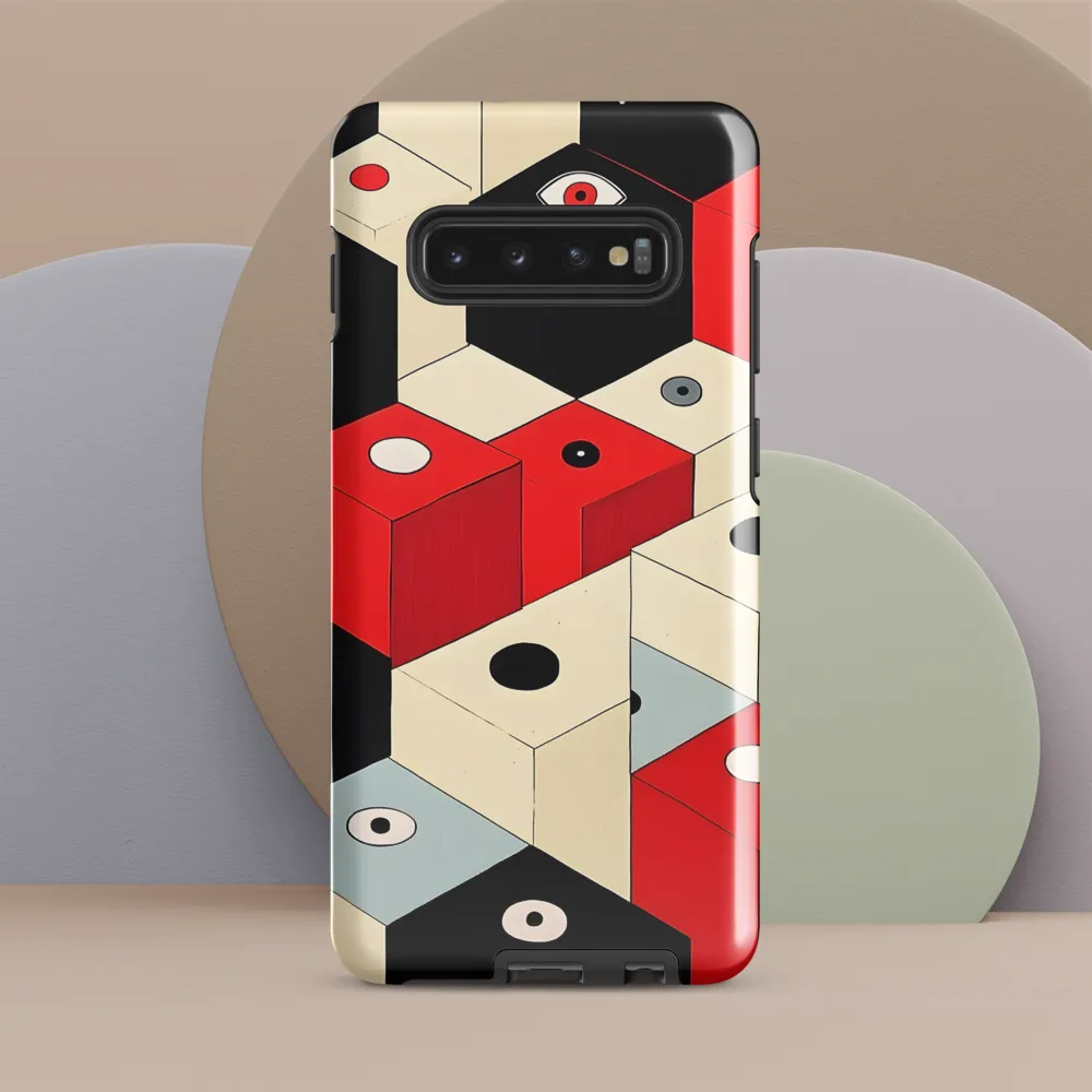 Dynamic Cubism | Phone Case |  S10 Plus | Tough Case | Glossy