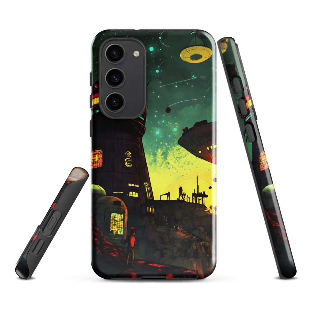 Futuristic Horizons: A Glimpse into Tomorrow | Phone Case |  S23 Plus | Tough Case | Glossy