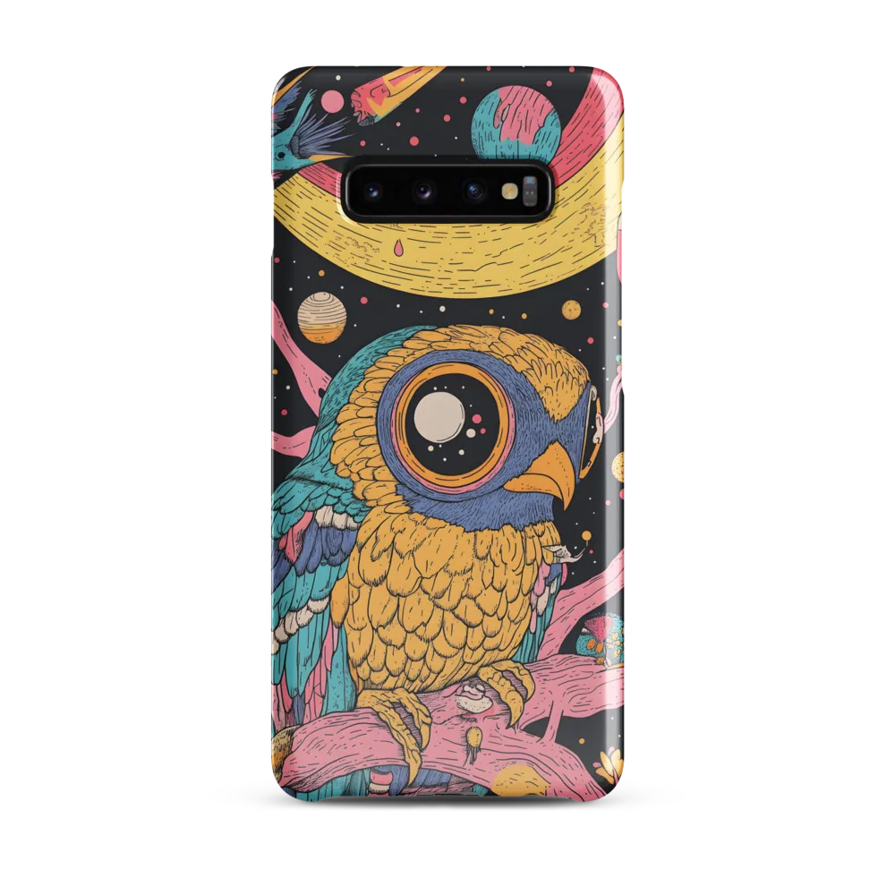 Whimsical Cosmic Owl | Phone Case |  S10 Plus | Snap Case | Glossy