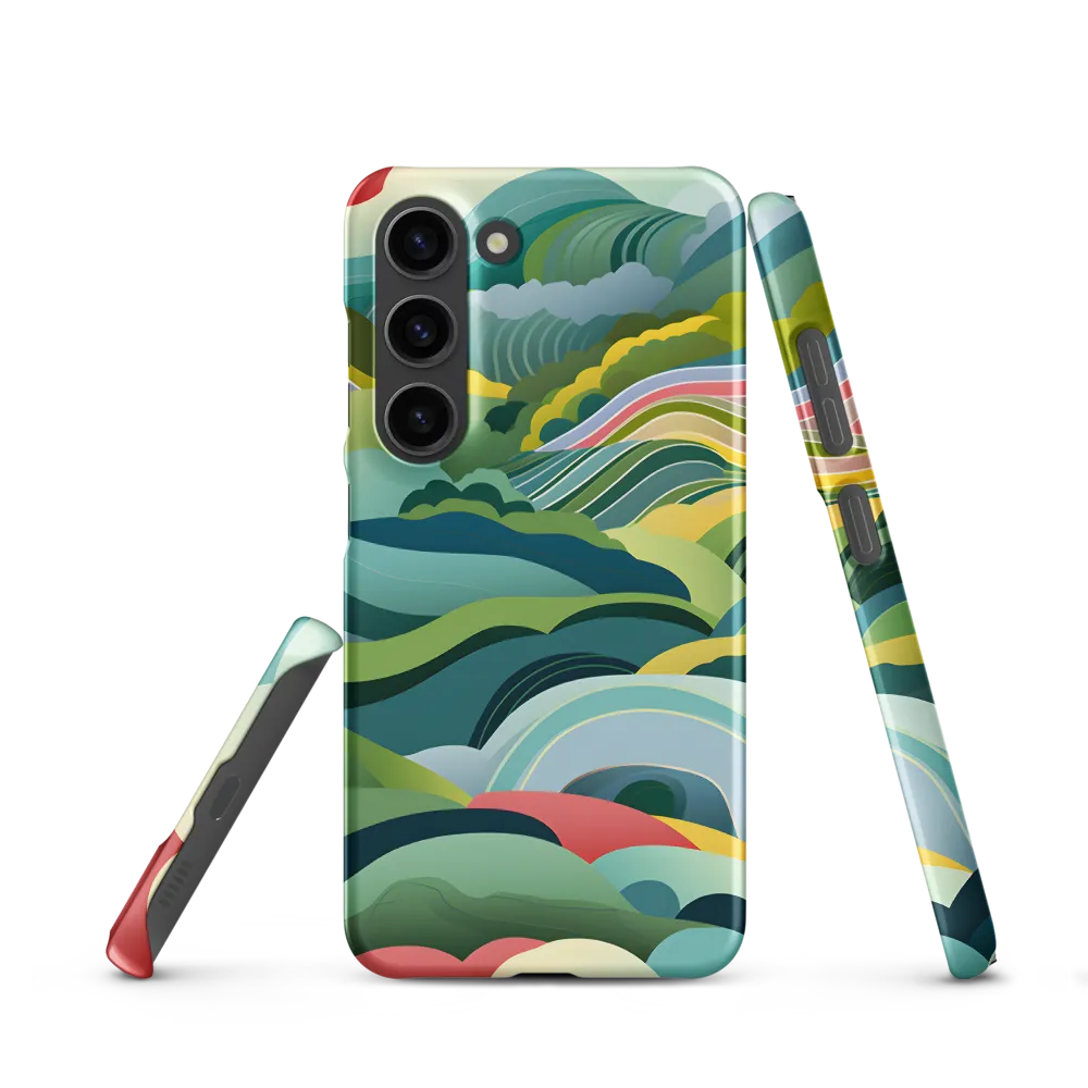 Waves of Serenity | Phone Case |  S23 | Snap Case | Matte