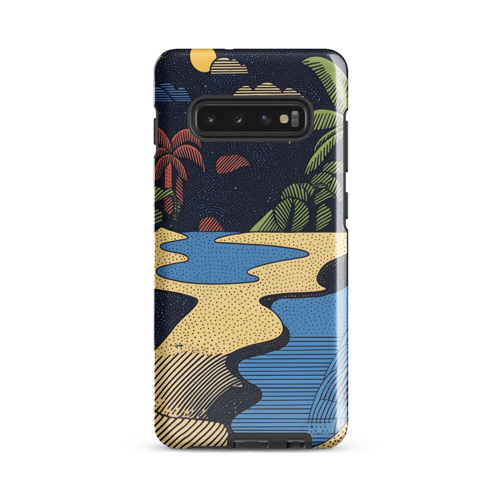 Whimsical Nightscape | Phone Case |  S10 Plus | Tough Case | Glossy