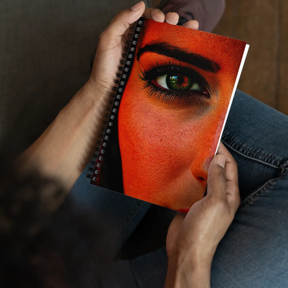 Gaze of Intensity | Spiral Notebook