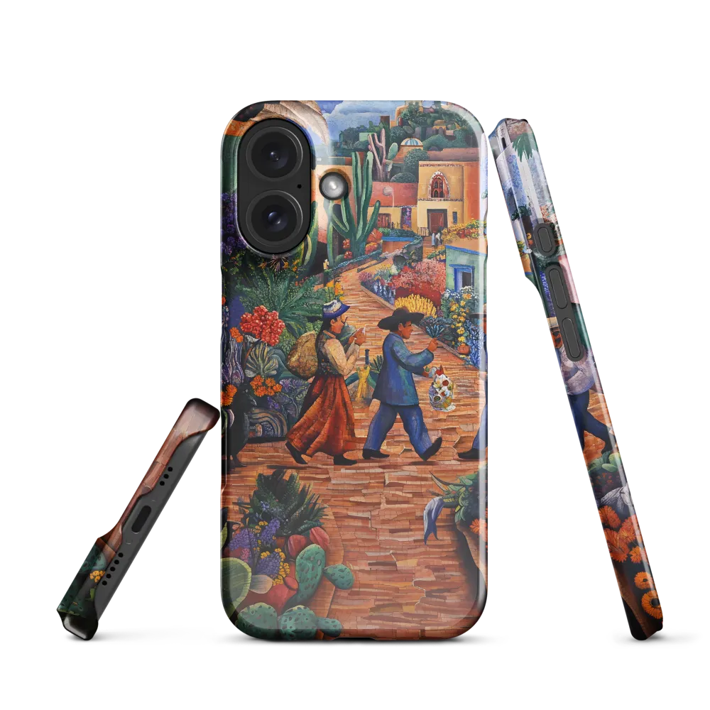 A Mosaic Journey Through Colorful Landscapes | Phone Case