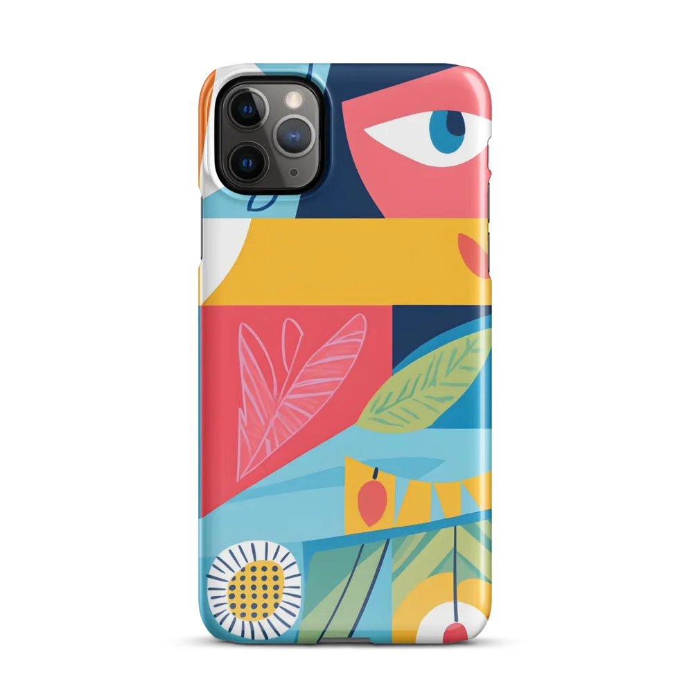 Vibrant Geometric Visage | Phone Case |  11 Pro Max | Snap Case | Glossy