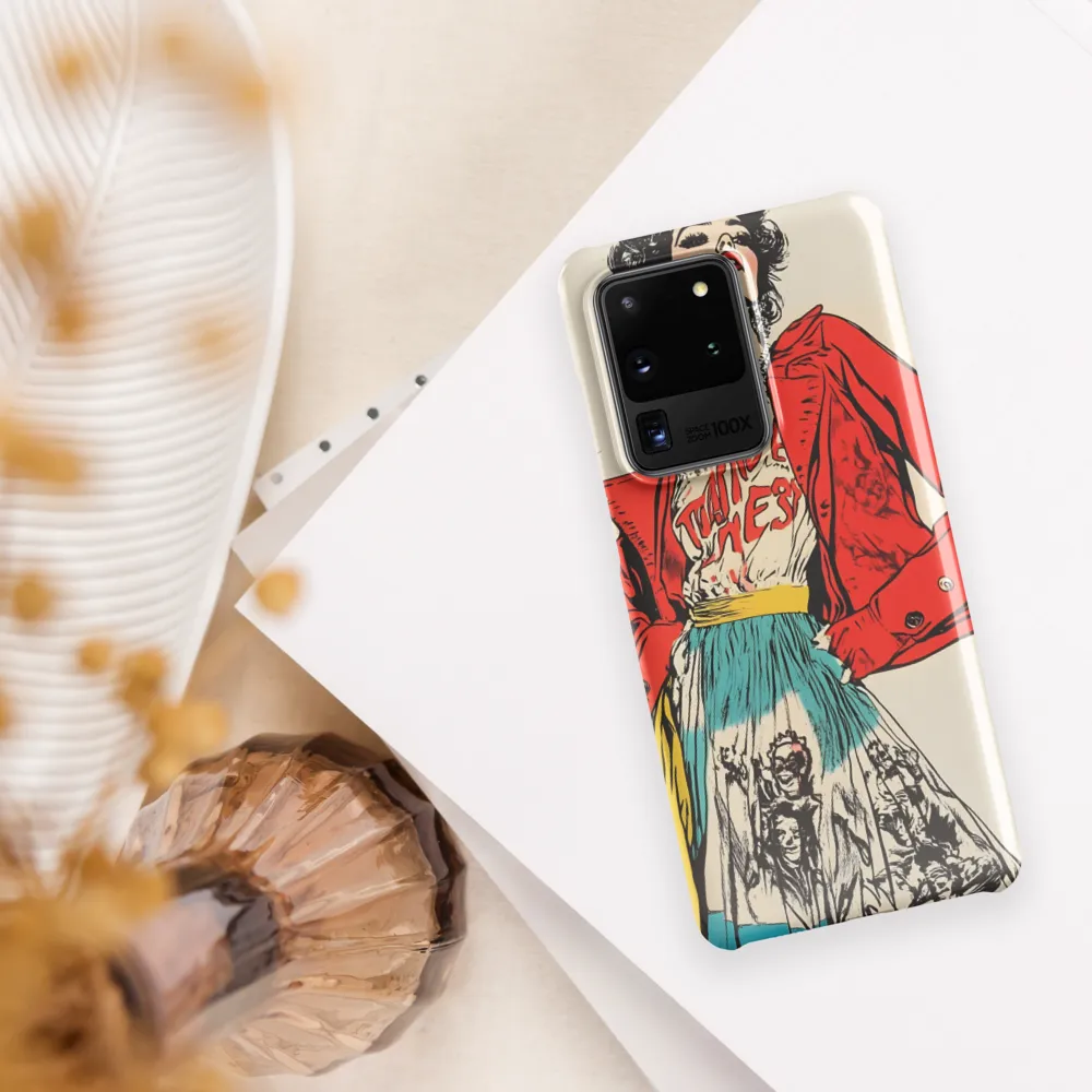 Vibrant Elegance: A Pop Art Fashion Statement