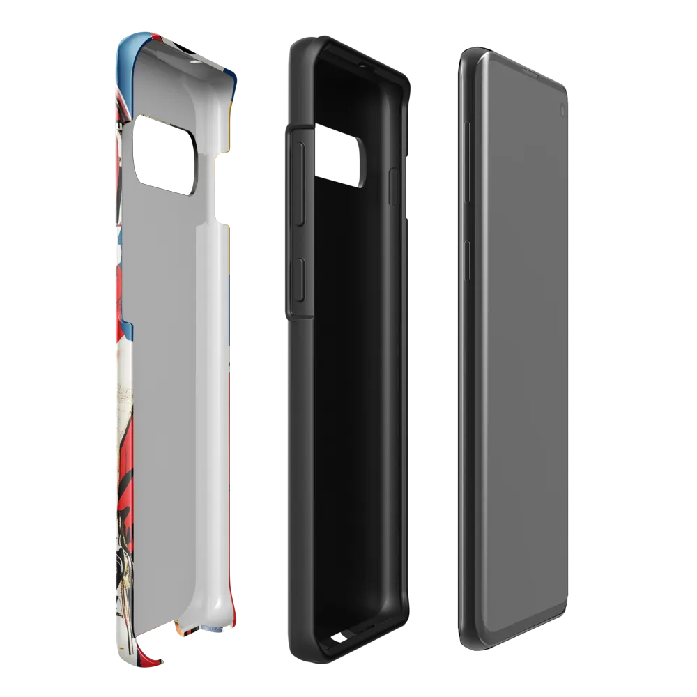 Exploring the Cosmos: A Journey Beyond | Phone Case |  S10 Plus | Tough Case | Glossy