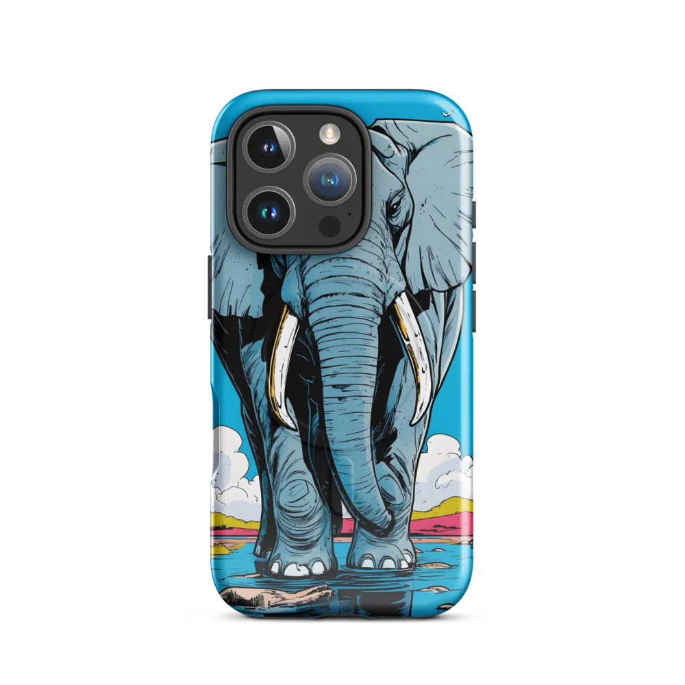 Majestic Presence: The Elephant | Phone Case |  16 Pro | MagSafe® Tough Case | Glossy