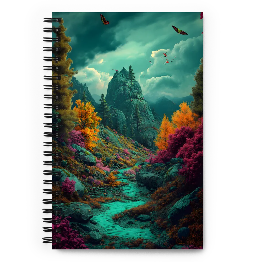 Ethereal Landscapes: A Journey Through Color | Spiral Notebook