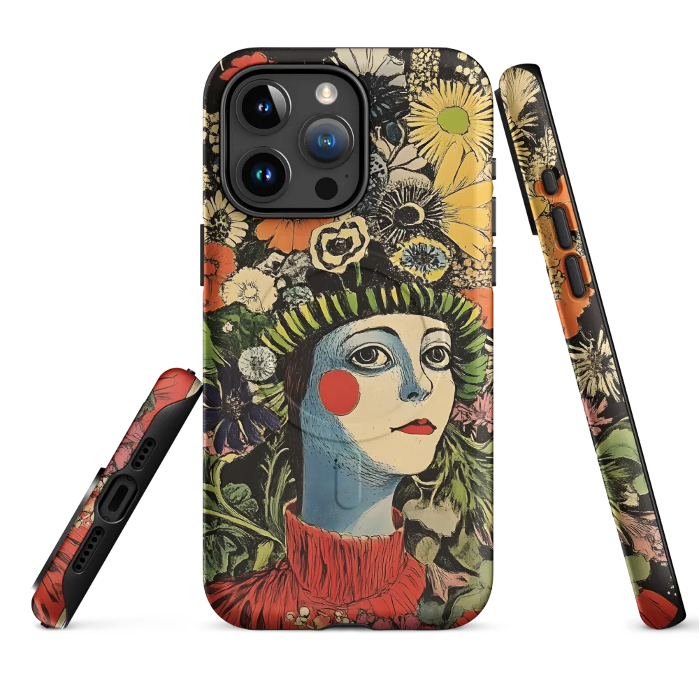 Floral Whimsy: A Portrait of Nature's Embrace