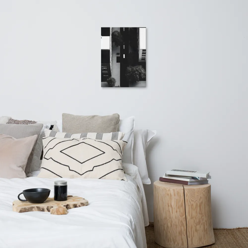 Urban Serenity from Above | Canvas | 18″×24″