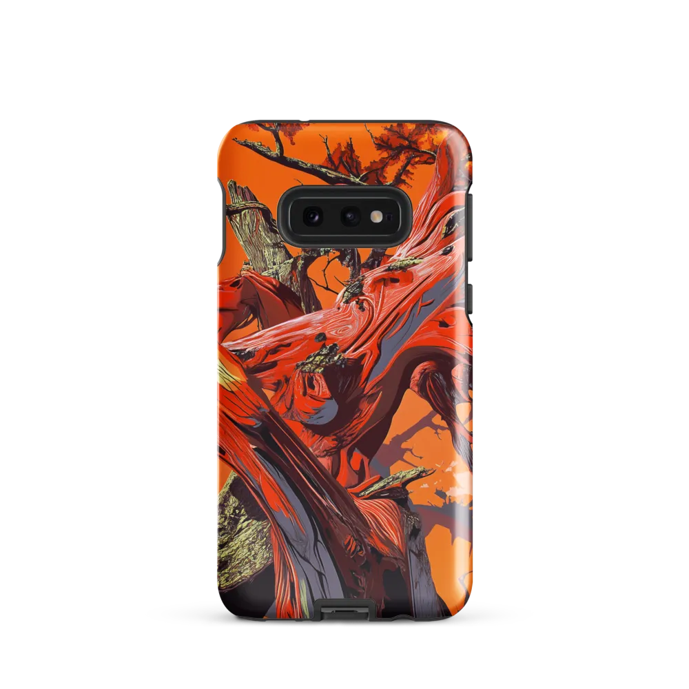 Life in Motion: An Abstract Tree | Phone Case |  S10e | Tough Case | Glossy