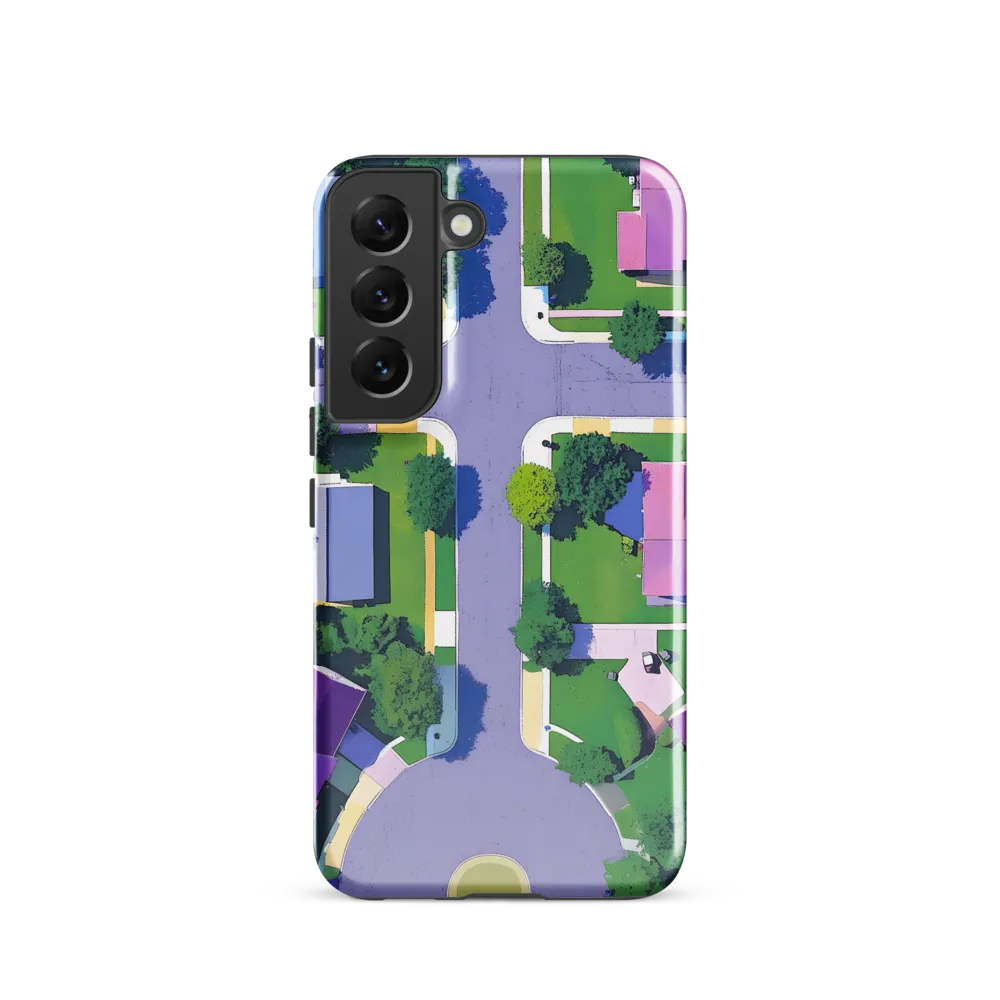Aerial Harmony: Suburban Crossroads