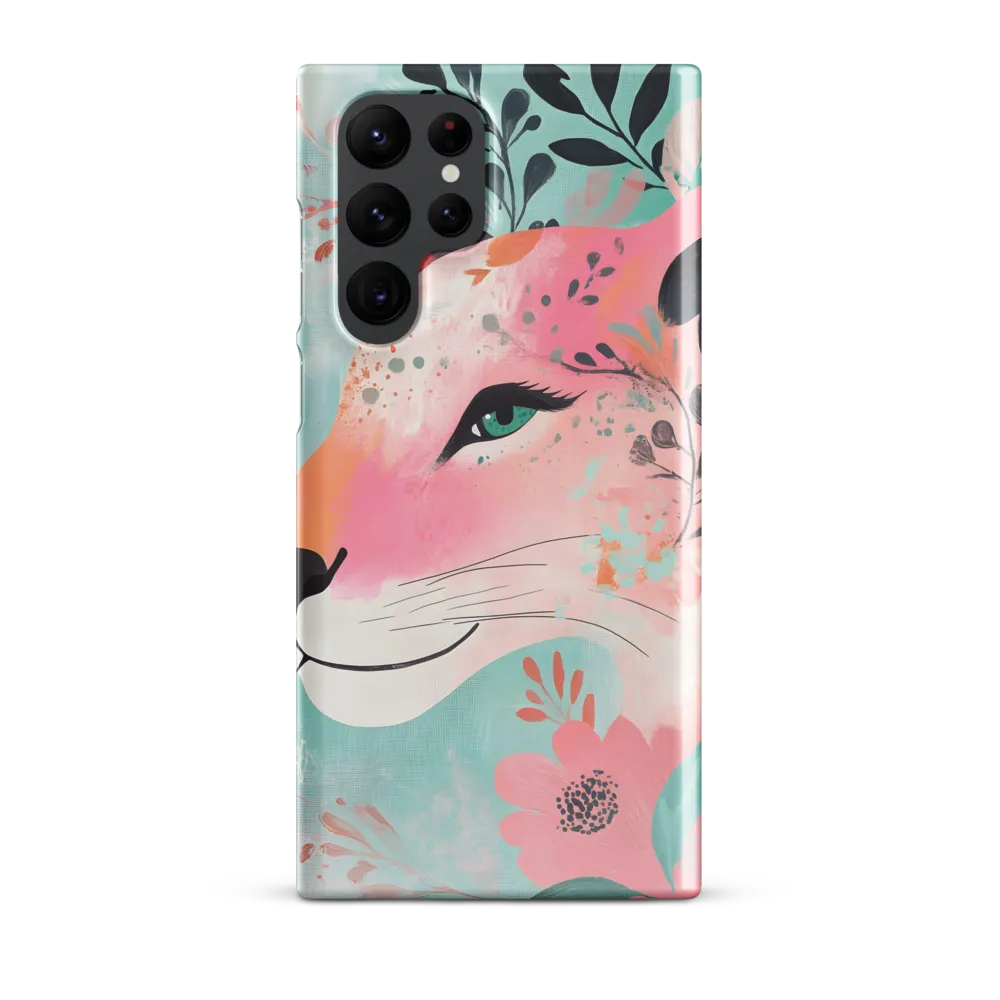 Whimsical Majesty: A Floral Lion