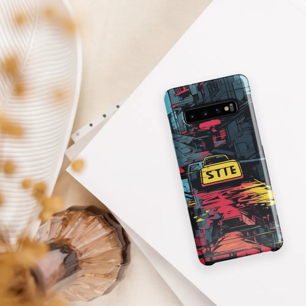 Citybeat: A Neon Dreamscape | Phone Case |  S10 | Snap Case | Glossy