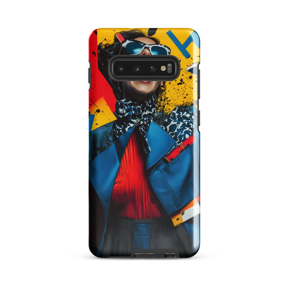 Vibrant Expressions of Fashion | Phone Case |  S10 Plus | Tough Case | Glossy