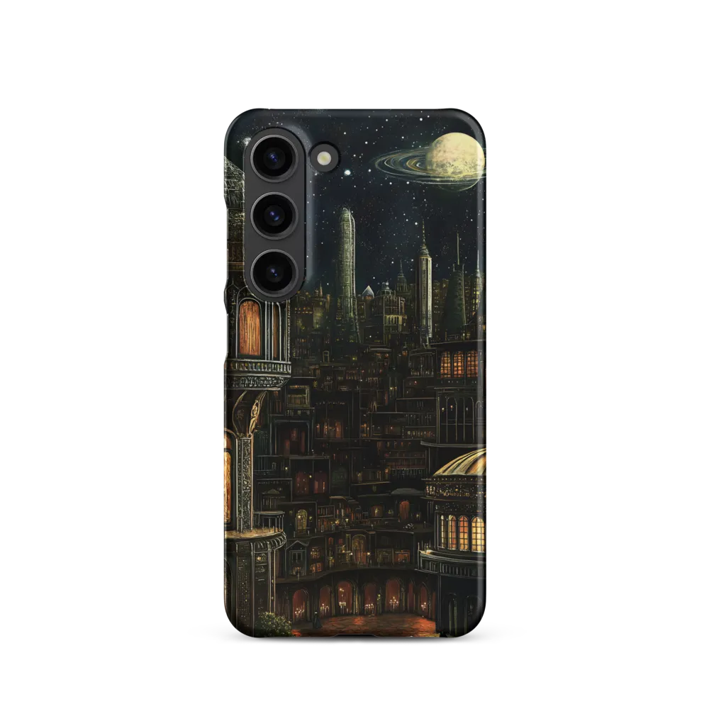 Celestial Enigma: A Surreal Cityscape