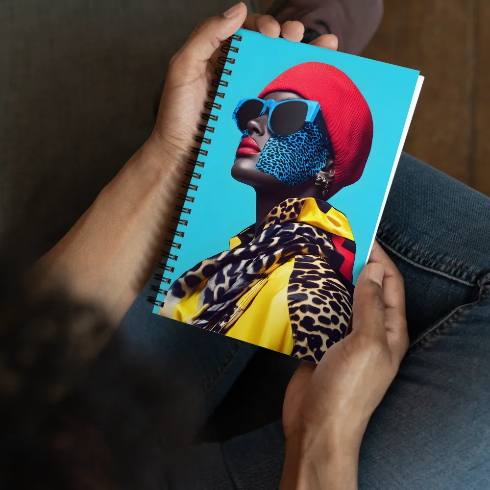 Bold Modernity: A Fashion Portrait | Spiral Notebook