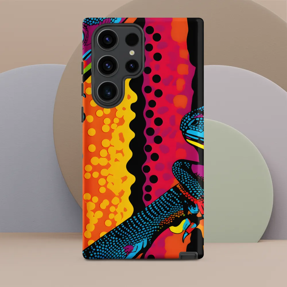 Colorful Encounters: The Playful Geckos