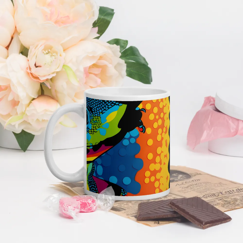 Colorful Encounters: The Playful Geckos | Mugs | Multiple Sizes & Colors