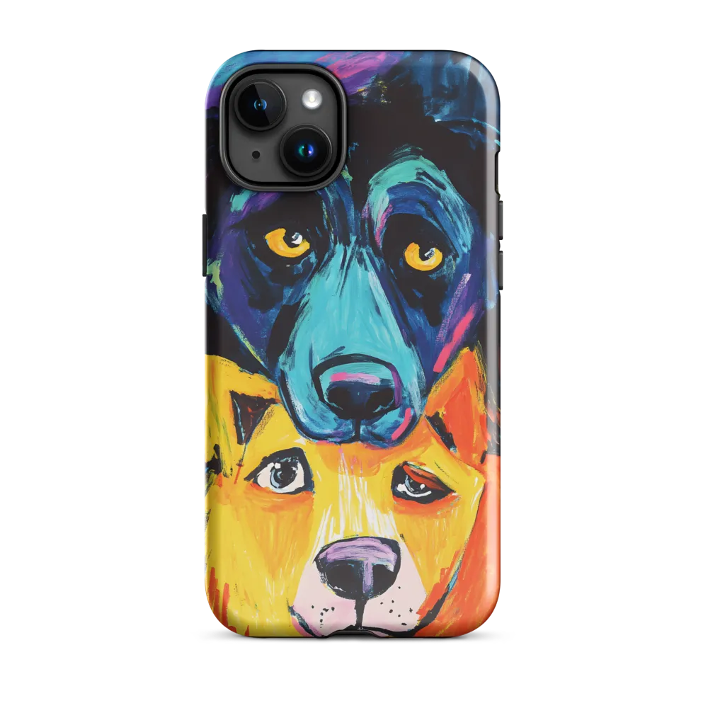 Vibrant Companions: An Expression of Canine Spirit
