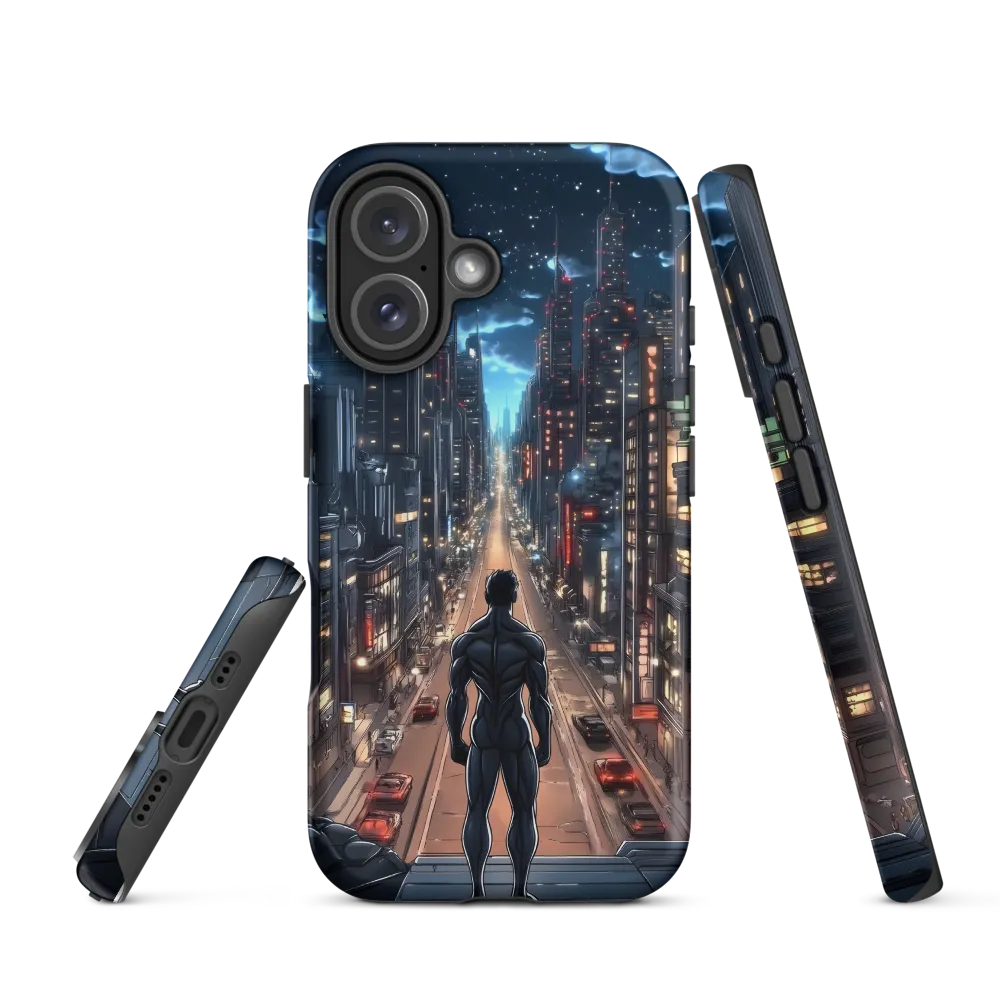 Urban Vigilance: A Hero's Watch | Phone Case