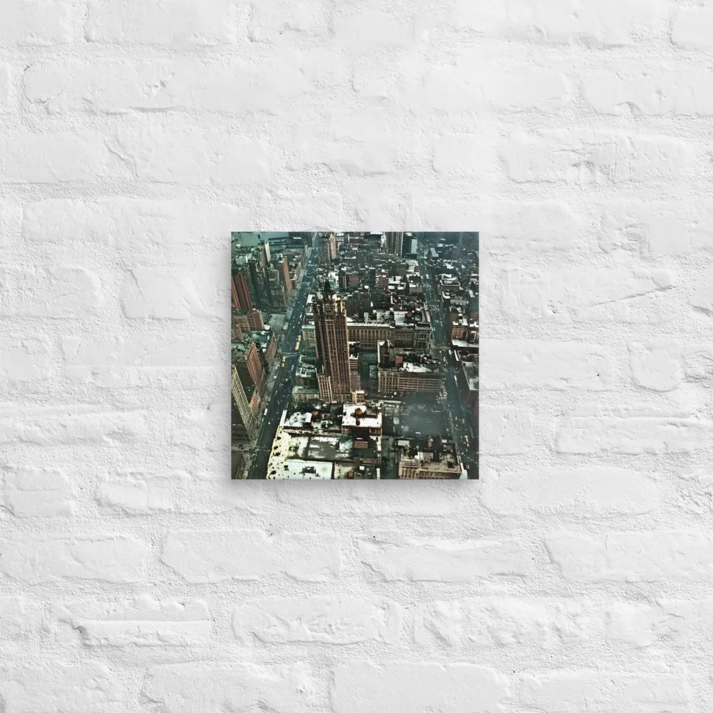 Aerial Symphony of Urban Life | Canvas | 12″×12″